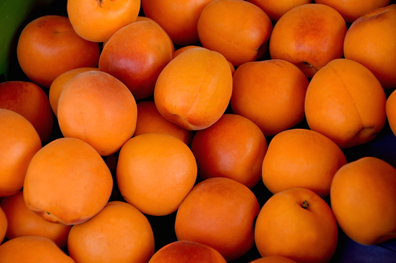 fruits, lot, peaches, delicious, citrus fruit, market stall, apricots, backgrounds, wellbeing, healthy eating, eat, frisch, vitamins, retail, 5K, market