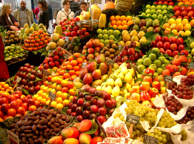 Healthy, papaya, food, healthy eating, Fruit, sale, bananas, freshness, variation, farmers local market, large group of objects, choice, wellbeing, Vegetables