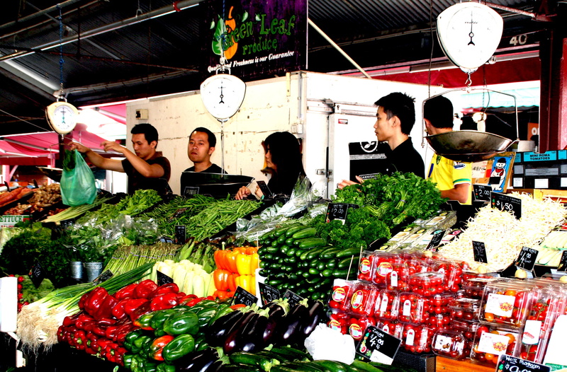 melbourne, group of people, people, retail, market stall, retail display, food, men, store, vegetable, supermarket, freshness, vegetables, adult, lifestyles