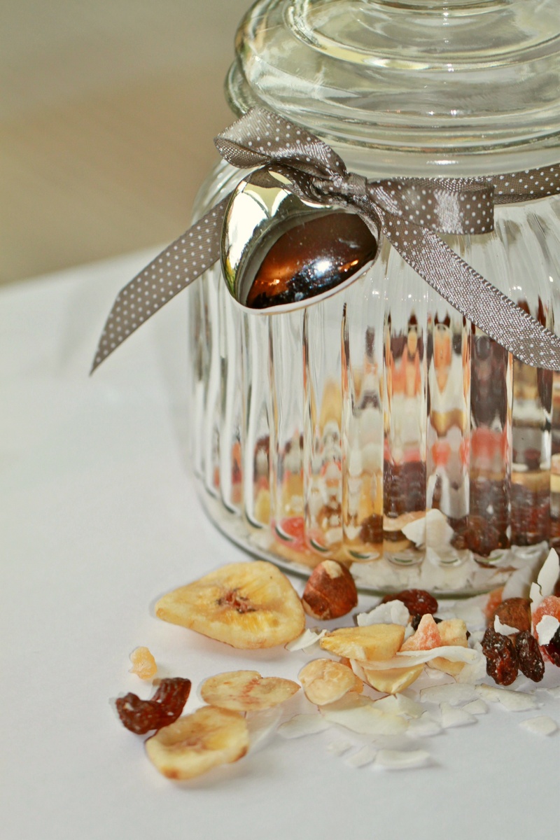 sweet, focus on foreground, vessel, no people, storage, store, obstmuesli, eating utensil, glass, practical, temptation, freshness, food and drink, table