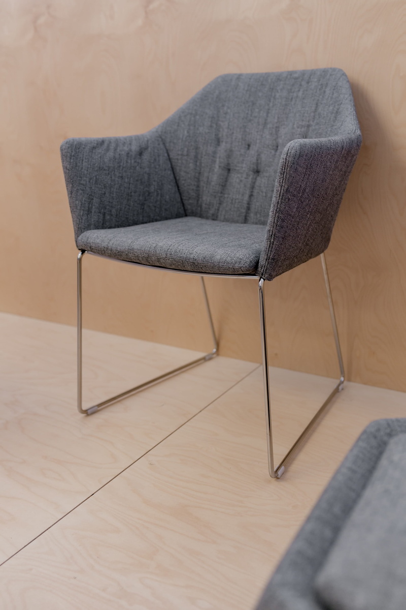 wall - building feature, amp, 4K, chair, sofas, empty, wood - material, tiled floor, sofa, premium, no people, italian furniture, luxury, armchair, still life