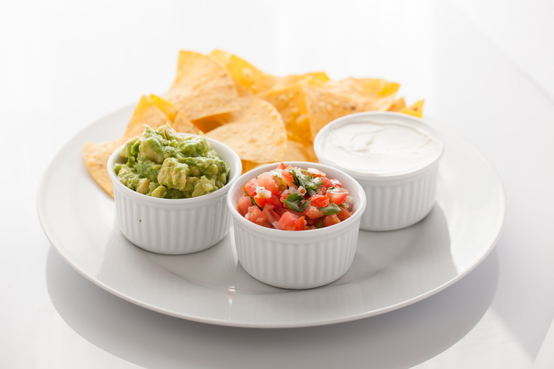 dip, herb, mexican, wellbeing, food and drink, ramekins, healthy Eating, gourmet, meal, mexican food, bowl, dinner, white background, crockery, white, appetizer