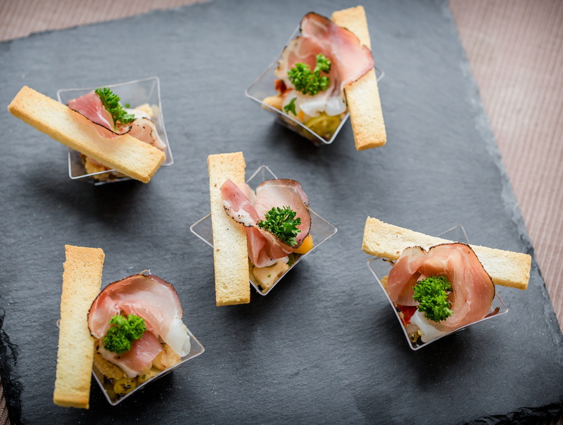 delicious, party, garnish, finger food, party service, dairy product, meal, food and drink, cheese, eat, sandwich, ham, no people, lay, cooked, tray, wellbeing