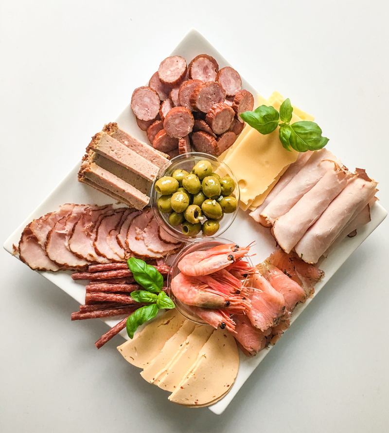 health, nutrition, healthy eating, high angle view, meal, pepper, food and drink, still life, freshness, slice, tapas, snacks, food, white background, meat