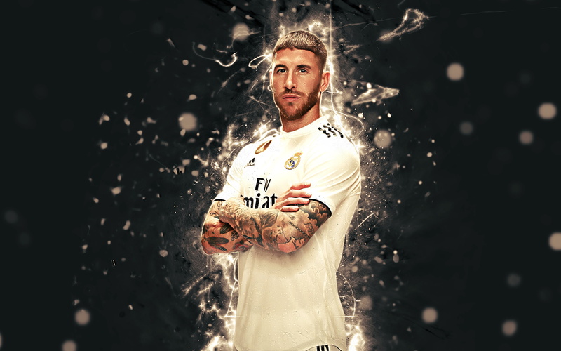 Real Madrid C.F., 4K, Soccer, Spanish, Sergio Ramos