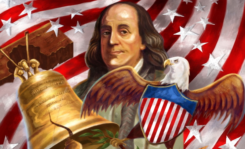 day, independence, indoors, united, states, representation, 1080P, smiling, Independence Day, patriotism, Holidays, gold colored, art and craft, architecture