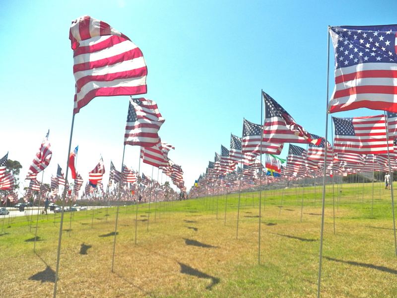 built structure, outdoors, patriot, land, symbol, architecture, sky, wind, grass, country, united states, no people, 4 july, america, 4K, plant, fourth of july