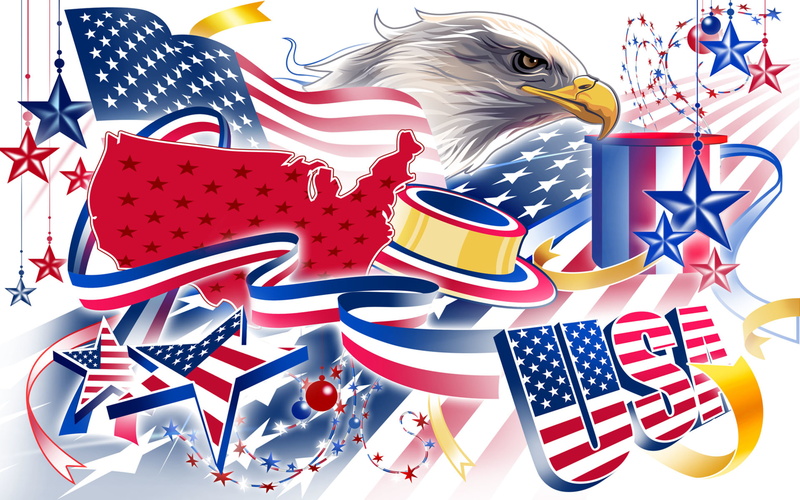 flag, 5K, july, united, day, states, usa, beautiful, hd, independence