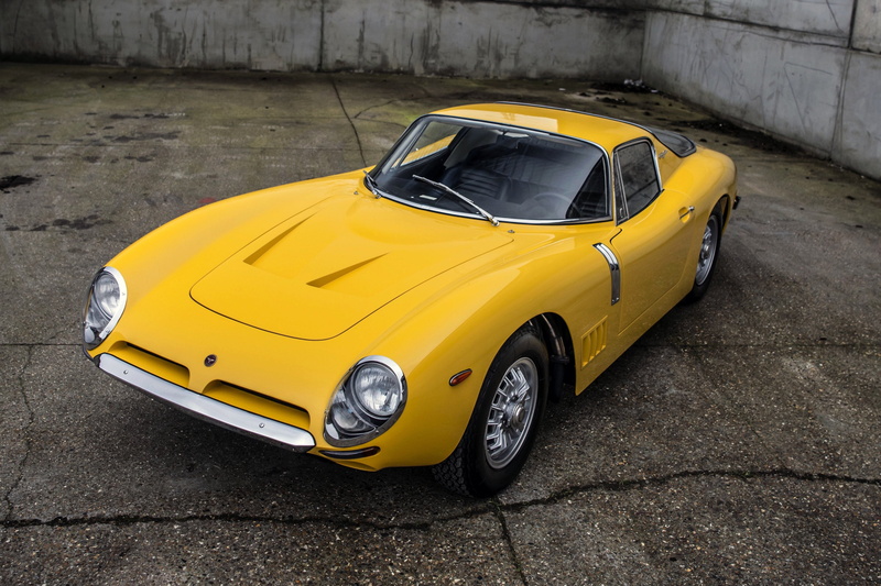 classic, bizzarrini, 1966, 5300, cars, yellow, strada, 4K