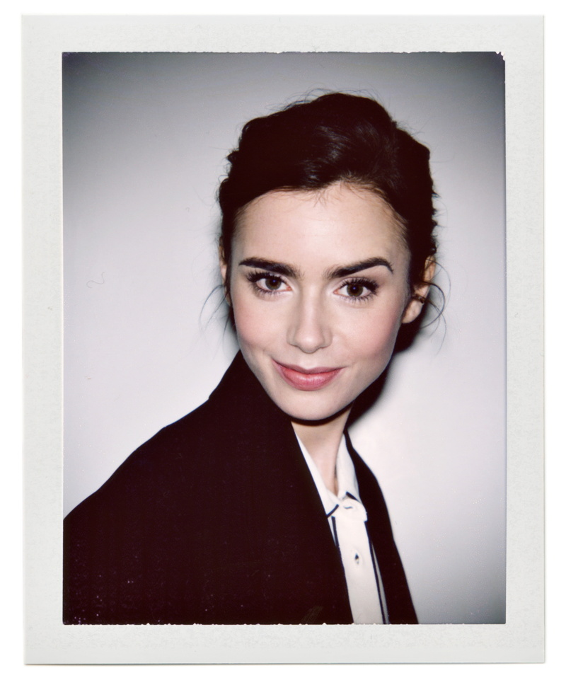 celebrity, 2K, Lily Collins, women, canvas, portrait