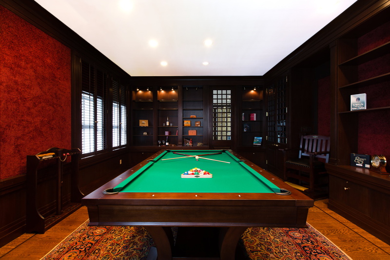 furniture, leisure activity, pool hall, lamp, leisure games, gambling, pool table, architecture, ball, table, rest., billiard, 5K, relaxation, pool cue