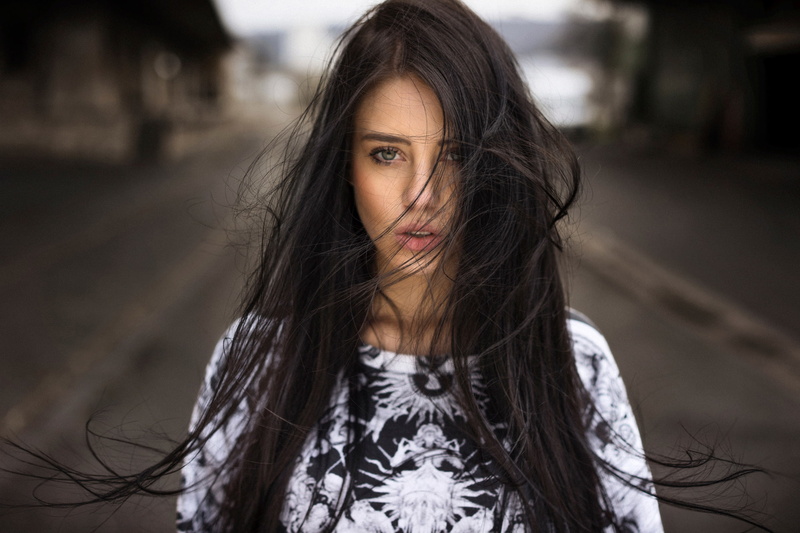 portrait, Julia Carina, 1080P, Martin Kühn, hair