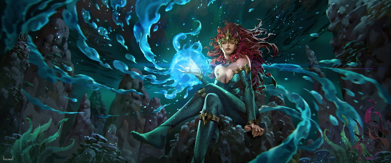 artwork, Kael Ngu, 1080P, Mera, concept art