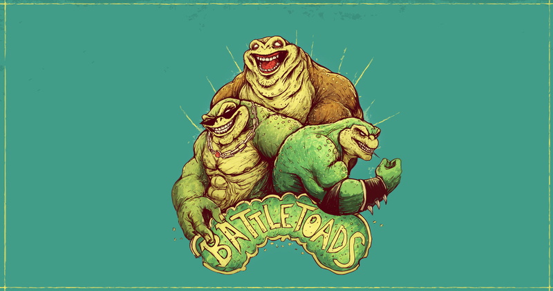 Battle toads, Rash, Nes, Art, Sietze, Video game, Battletoads, Zitz, Pimple, The game, Toad, Pimpl, 5K, Rare, Figure