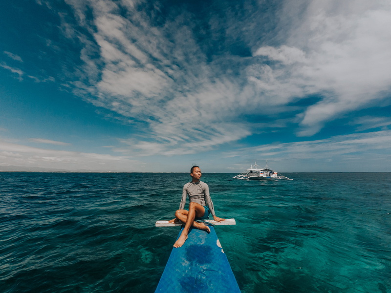 water, rash, motorboat, young men, male, beauty in nature, 4K, posing, waterfront, daylight, one person, deep, idyllic, clouds, saltwater, leisure, scenics - nature