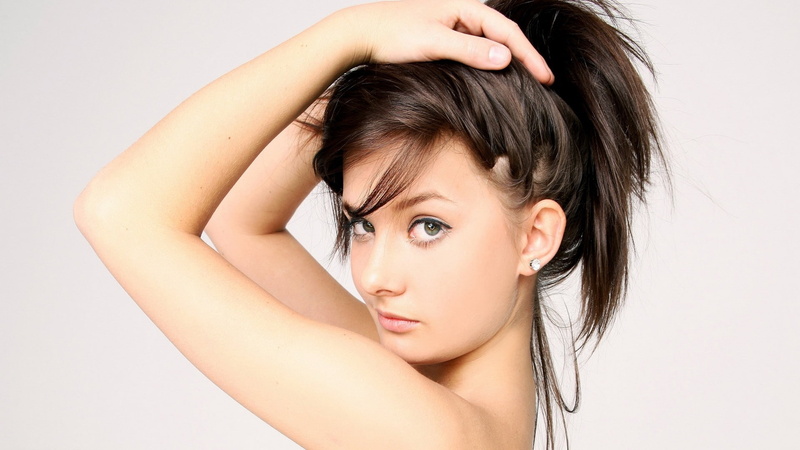 hd, brunettes, white, people, women, art, lips, models, 1080P, anna, background, tatu, eyes