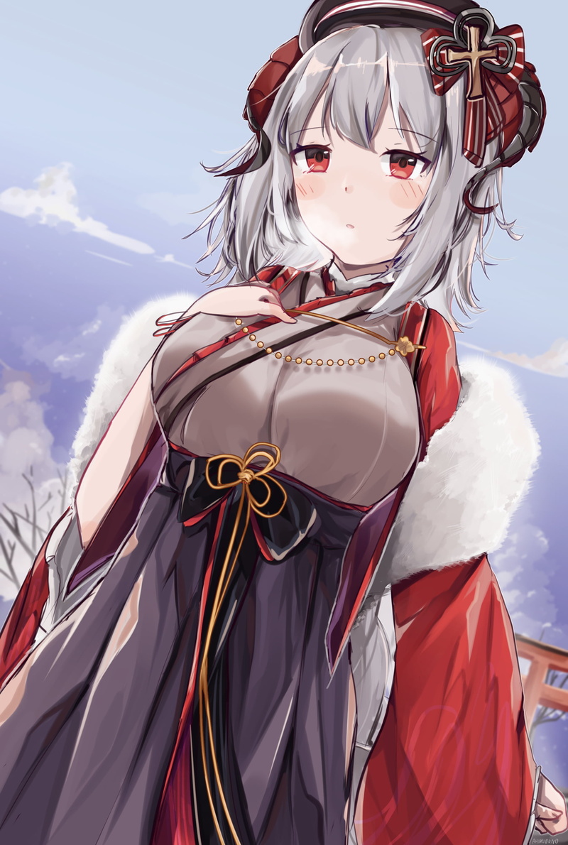 Azur Lane, 2K, anime girls, ash blonde, Nürnberg (Azur Lane)