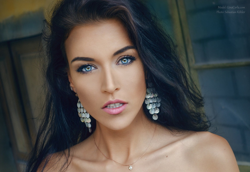 face, women, young adult, close-up, Sebastian Köhler, adult, model, fashion, beautiful people, looking at camera, one person, 1080P, hairstyle, glamour