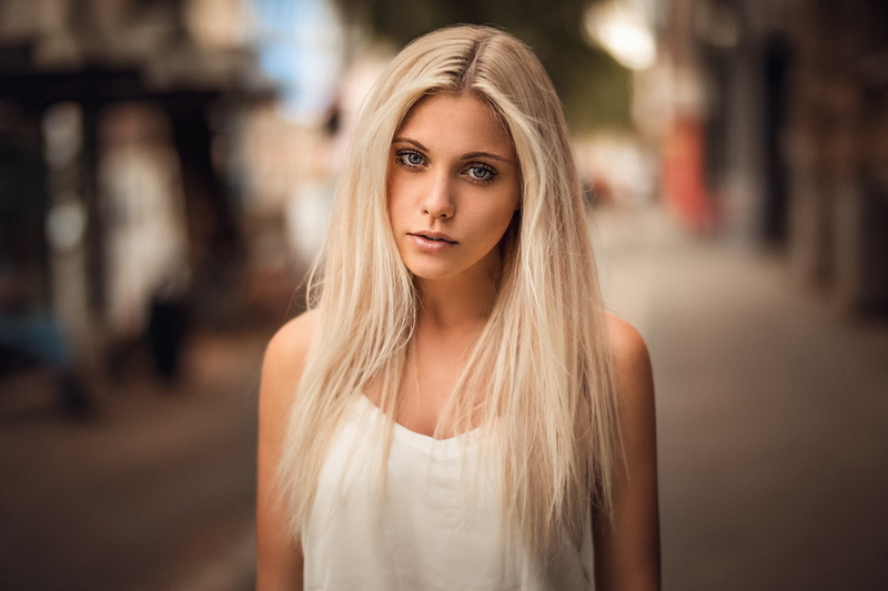 women, blond hair, beautiful woman, portrait, young women, beautiful people, face, 1080P, Martin Kühn, hairstyle, hair, looking at camera, fashion, long hair