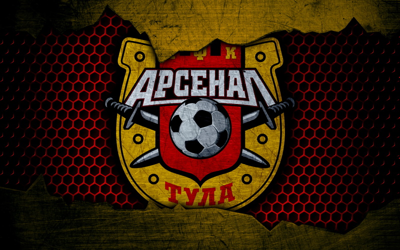FC Arsenal Tula, 4K, Logo, Soccer, Emblem