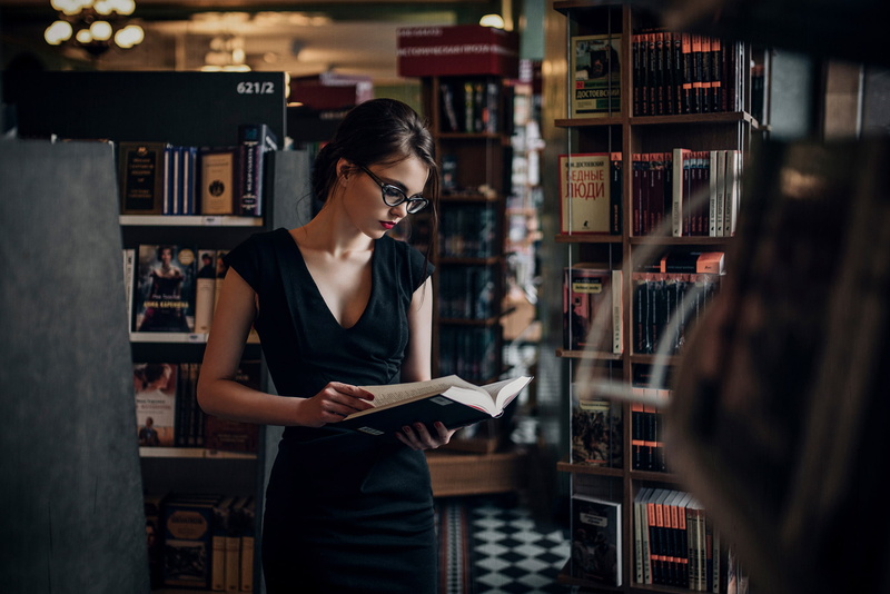 holding, Maxim Guselnikov, lifestyles, wisdom, intelligence, young Adult, literature, caucasian Ethnicity, people, scoop, glasses, eyewear, studying, book