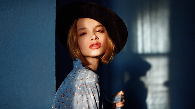 face, one person, innocence, offspring, waist up, 1080P, fashion, clothing, costume, emotion, Georgy Chernyadyev, hairstyle, childhood, juicy lips, women