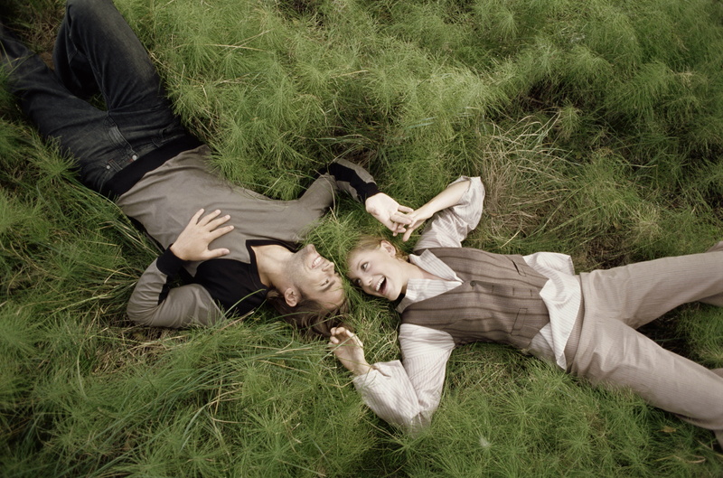 young Adult, love, sleeping, couple, high Angle View, lying Down, women, positive Emotion, couple - relationship, cheerful, vest, grass, resting, outdoors