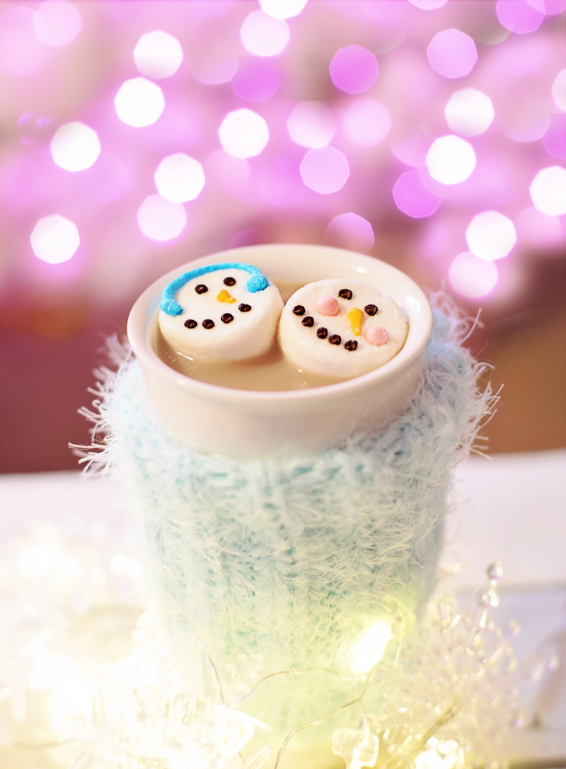 temptation, cozy, event, food and drink, marshmallows, focus on foreground, dessert, sweet food, drink, hot, 4K, cake, hot chocolate, sweet, still life