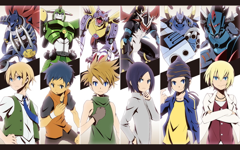 collage, Digimon, disguise, anime girls, creativity, mask, human representation, art and craft, female likeness, still life, 720P, auto post production filter