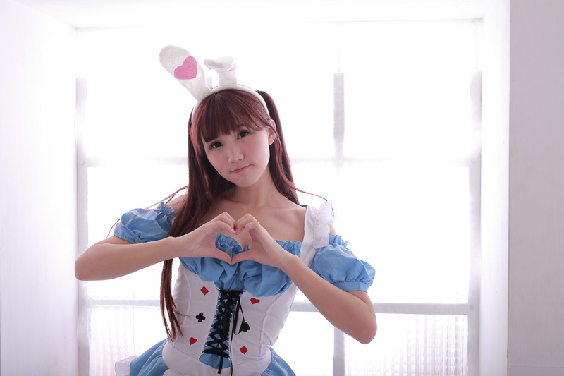 cosplay, redhead, auburn hair, Asian, hair band, 2K, Ji Xin Qiao, women, portrait