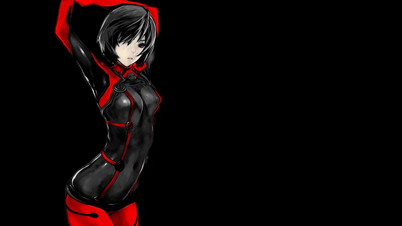 x, ayanami, evangelion, suite, anime, art, red, genesis, 1080P, girls, bodysuit, neon, rei, hd, Black