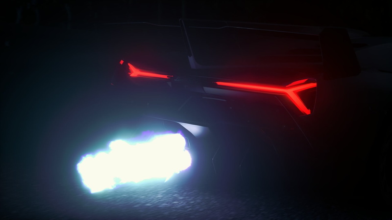1080P, nature, mode of transportation, board, Lamborghini, no people, night, car, lighting equipment, light beam, flying, transportation, balancing, sky