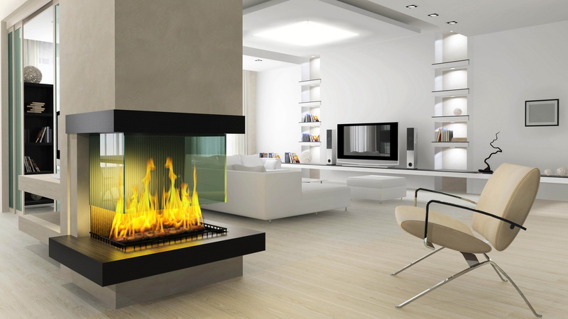 8K, cozy, elegance, fireplace, luxury, architecture, domestic room, sparse, home interior, living room, lighting equipment, three dimensional, modern living room fireplace picture