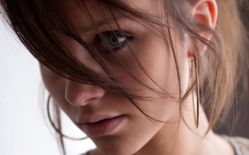 cameron, abstract, hd, portrait, faces, brunettes, blue, intima, eyes, photography, x, 2K, women, art
