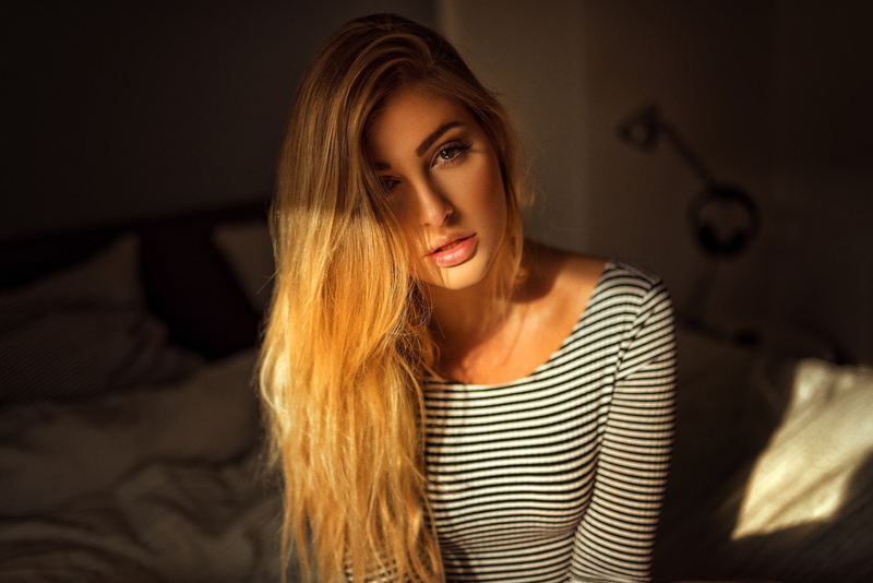 portrait, Miro Hofmann, 1080P, face, blonde, women