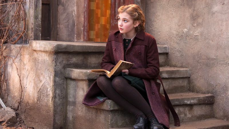 contemplation, staircase, casual clothing, sitting, 4K, full length, women, activity, architecture, reading, education, one person, studying, young women