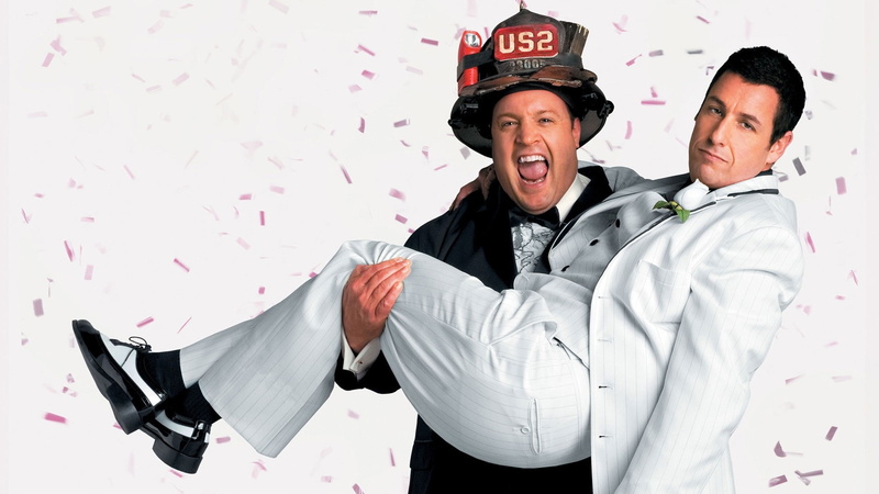occupation, excitement, Larry valentine, men, uniform, Chuck levine, 1080P, standing, males, I now pronounce you chuck and larry, Adam sandler, young men