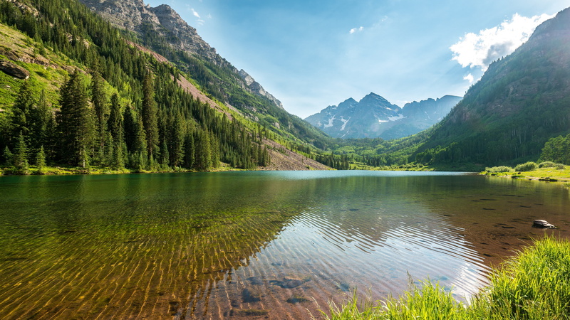 5K, landscape, Colorado, maroon bells