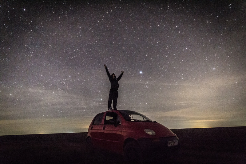 5K, standing, exploration, mode of transportation, boy, star - Space, long, clear, human arm, one person, scenics - nature, fantasy, space, night, digital composite