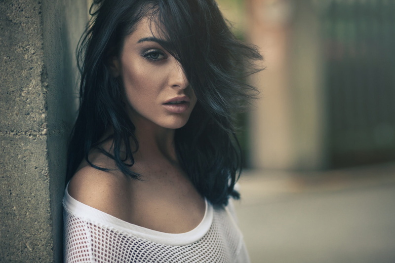 tanisha, mesh, model, white, shoulder, shirt, s, face, brunette, women, 1080P, portrait, tanisha stevens, stevens