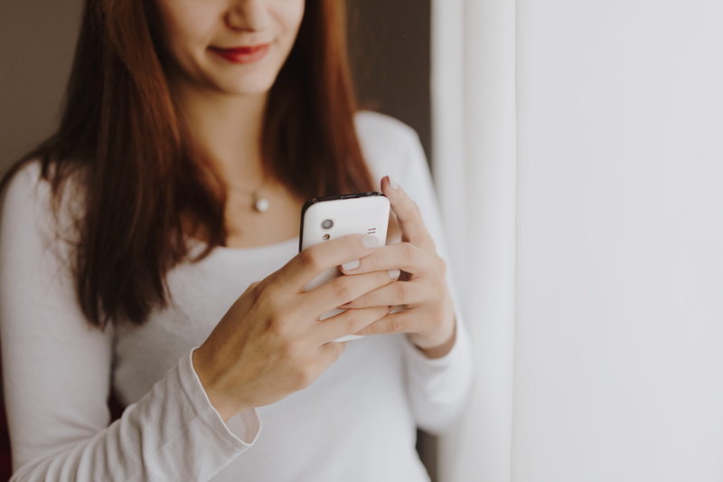 businesswoman, texting, mobile phone, indoors, using, one person, casual clothing, caucasian, communication, hair, technology, female, photography themes