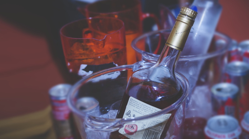 choice, brandy, glass - material, still life, pail, household equipment, no people, transparent, drink, luxury, refreshment, retail, container, hennessy