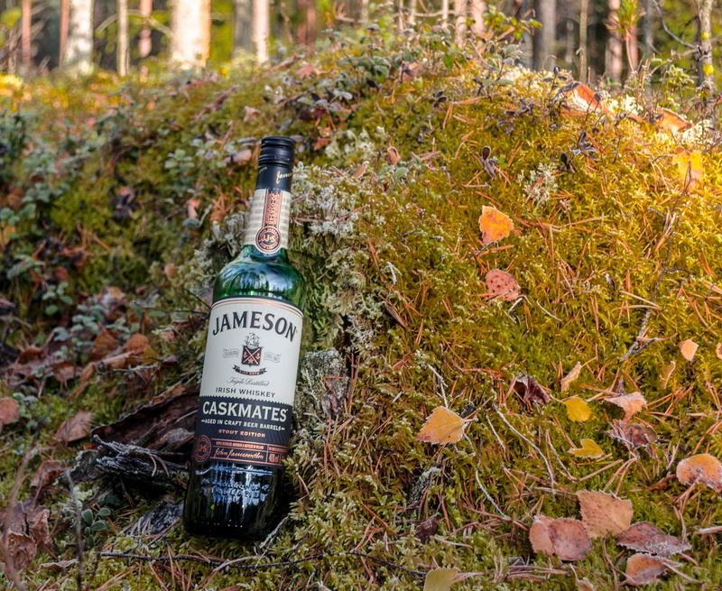 whiskey, drink, blend whiskey, alcohol, irish, no people, change, sign, jameson, western script, growth, autumn, plant, label, close-up, 1080P, text, field