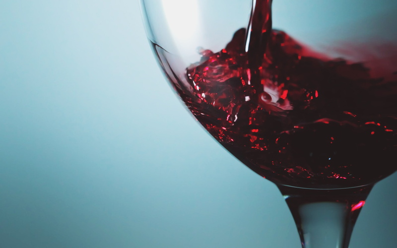 macro, glass, 2K, wine