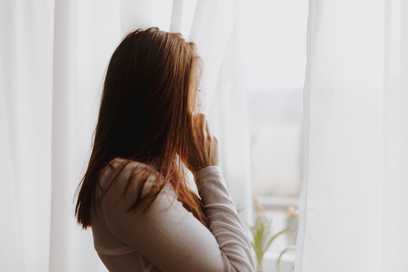 hairstyle, long hair, hair, technology, one person, texting, human hair, young, using, mobile, adult, rear view, smartphone, alone, cellphone, obscured face