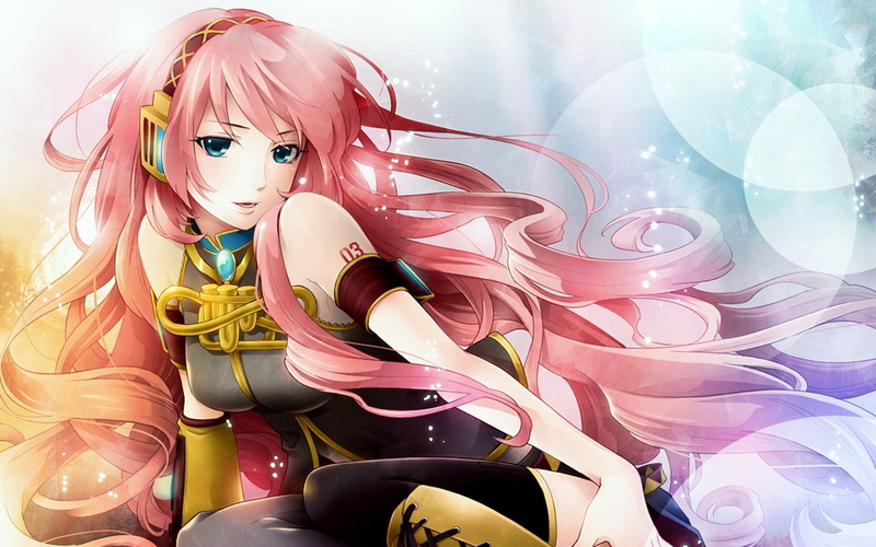 Anime, Girl, 1080P, Pink, Listening, Hair, Music