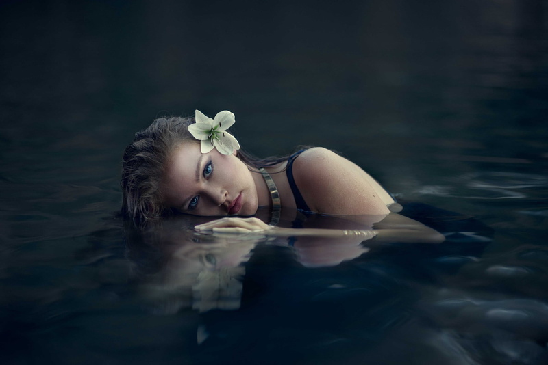 nature, hair, portrait, hairstyle, pool, beauty, water, swimming pool, floating on water, flowering plant, young adult, auburn hair, young women, wet, swimming