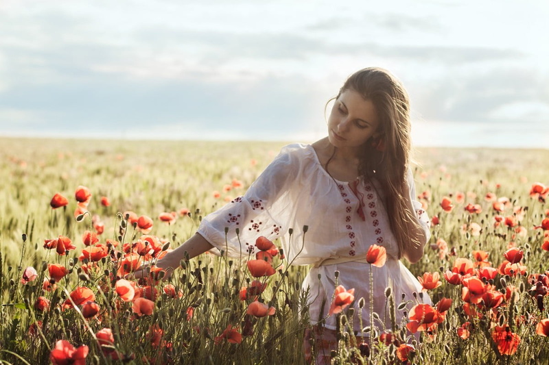 hair, land, one person, Ukraine, beauty, beautiful woman, model, nature, 480P, freshness, landscape, flowering plant, hairstyle, women, lifestyles, Ukrainian
