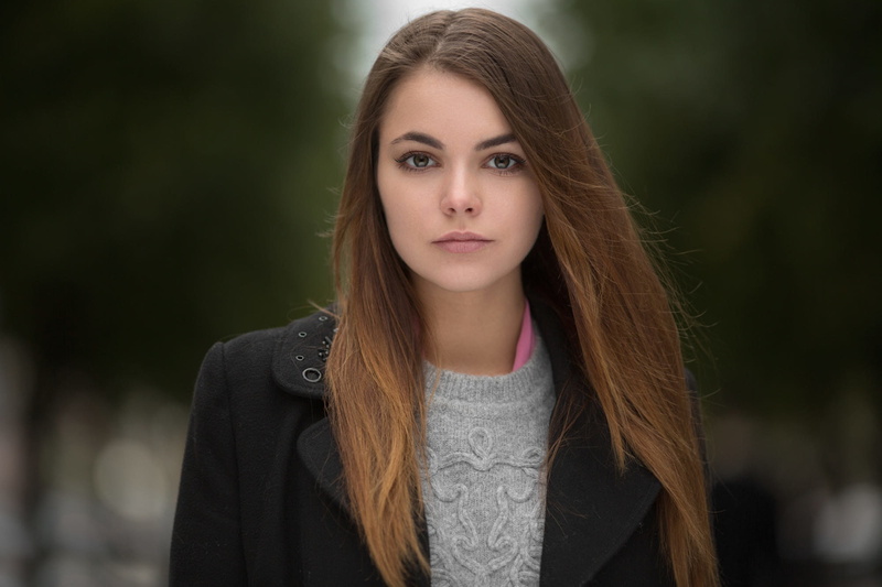 Oktyabrina, Karina Maksimova, sponge, coat, portrait, Ivan Proskurin, curls, 1080P