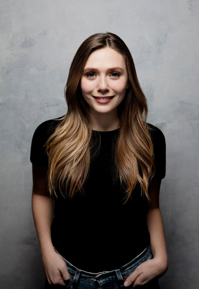 720P, long hair, smiling, actress, women, Elizabeth Olsen, hands in pockets